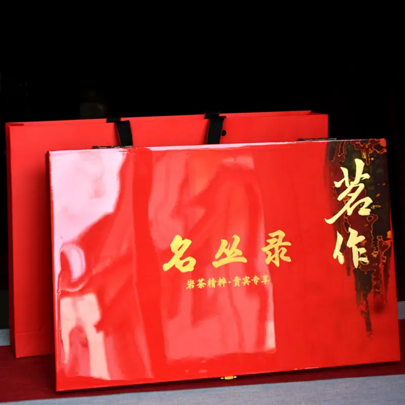 Caja de regalo de t&eacute; WuYi Rock cl&aacute;sica tradicional hecha a mano, famoso disco de abeto, Aroma &uacute;nico, bolsa de t&eacute; de 250g de comida org&aacute;nica para la salud, 30 unidades-2