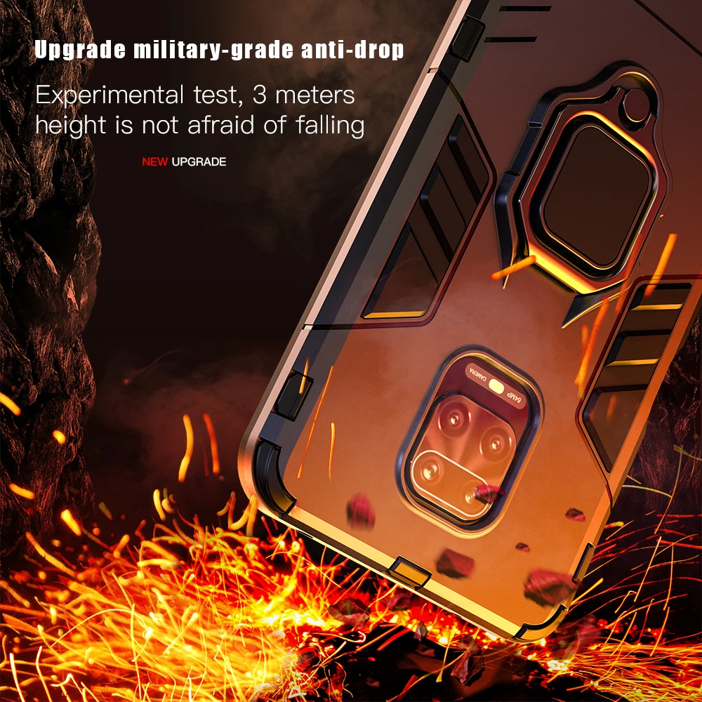 keysion shockproof case for xiaomi redmi note 9s magnetic back phone cover for redmi note 9 pro max note 8 pro 8 8t 8a 7 7a k30 free global shipping