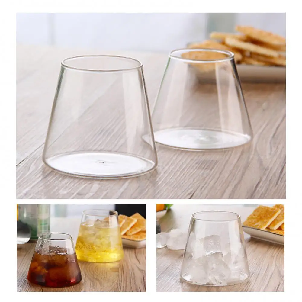 

Beer Mug Mug Glass Cup Clear 250/300ml Heat Resistant Irregular Ice Cream Whisky Beer Mug