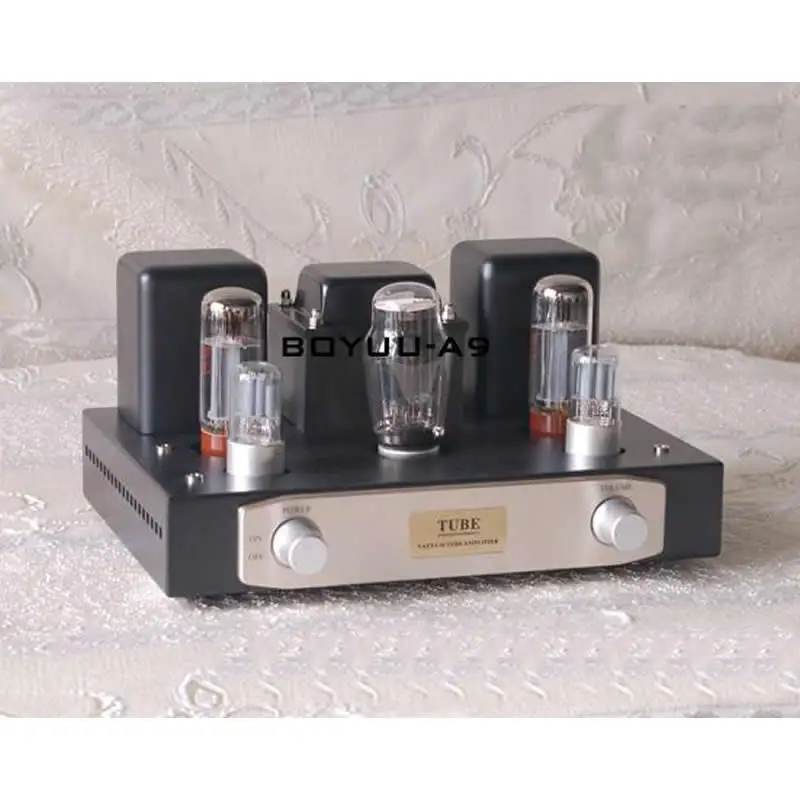 

A9 * EL34 single-ended pure class A power amplifier, 5Z3P tube rectifier 6N9 amplification, frequency response: 20Hz--28KHz