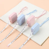 mini tape measure portable retractable ruler children height ruler centimeter inch roll tape girls gifts sewing tools