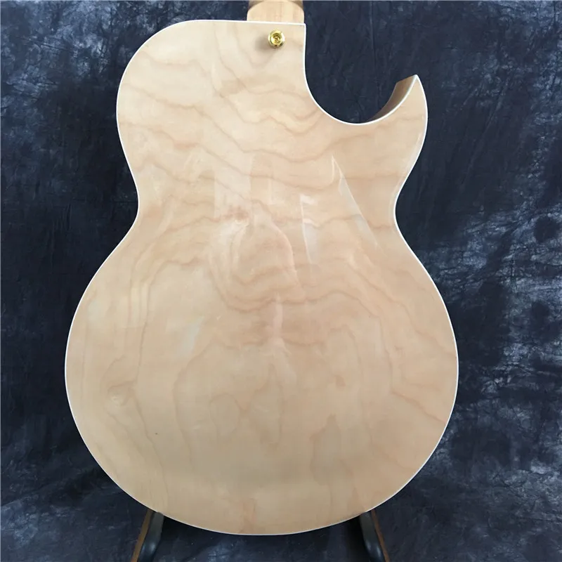 

New arrival of wholesale guitar left hand 6 string jazz electric guitar wood color