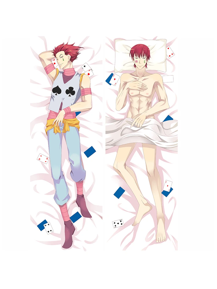 

Новый дизайн фланцевый аниме Hunter X Hunter Killua Zoldyck; Сапожки в стиле Dakimakura тела подушку Чехол Kurapika хисока обнимающаяся Подушка Чехол Крышка