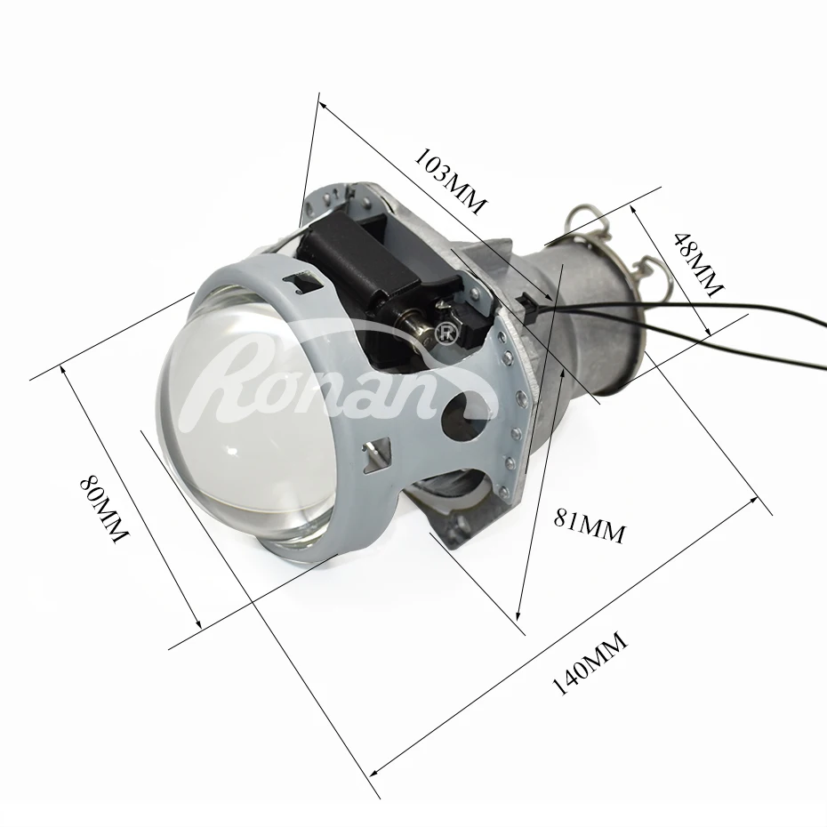 Ronan 2pcs 3 0 дюйма 3R G5 Биксеноновые HID H7 прожекторные линзы для модели hellla фары