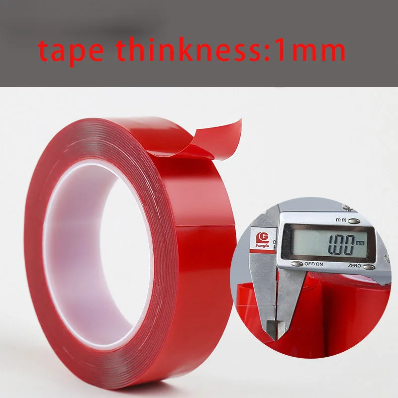 Новый 3 м двухсторонний клей супер прочный прозрачный акриловый пенопласт