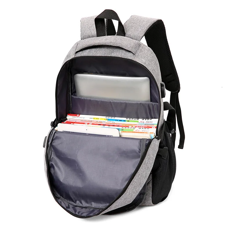 bag casual canvas Travel Unisex laptop Designer student school Backpacks USB backpack waterproof School Bags mochila infantil