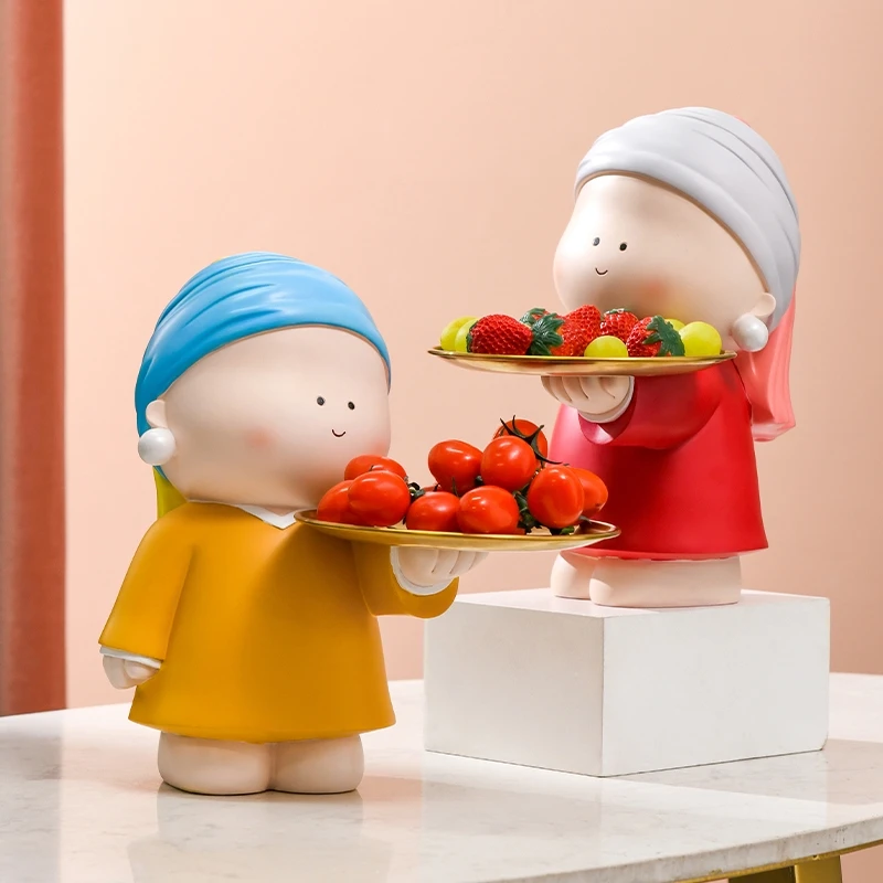 Современный Креативный светильник класса люкс смолы жемчужные серьги для девочек гостиная винный шкаф Xuanguan ключевые ювелирные изделия конфеты украшения комнаты