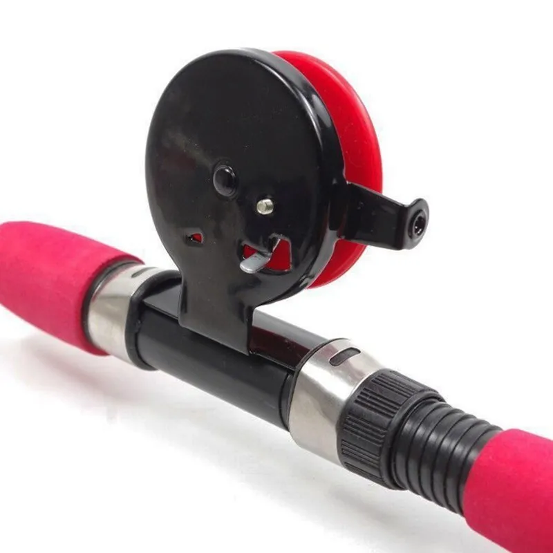 Ледяная зимняя удочка набор снастей 2 секции стекловолокна полюс мягкий