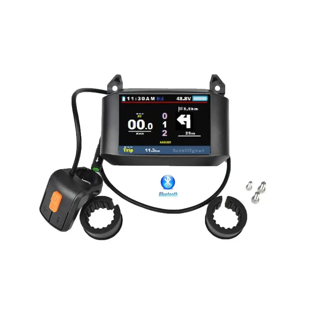 Электрический велосипед с Bluetooth 750C дисплеем для BAFANG BBS01B BBS02B BBS03B BBSHD средний привод