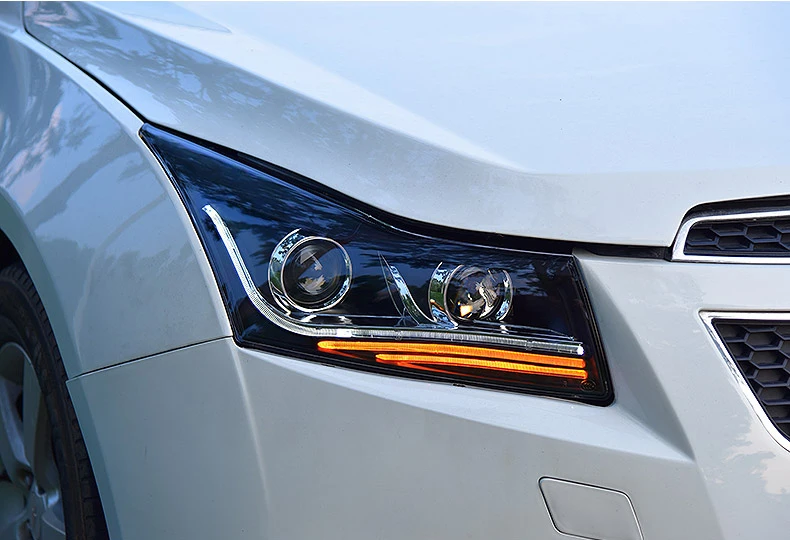 Автомобильная фара для Chevrolet Cruze 2009-2014 светодиодный ная DRL двухлучевая линза