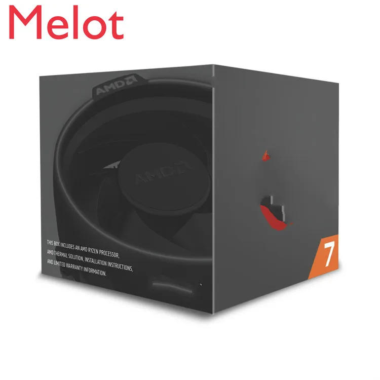 

XRY New Arrival AMD Processor Ryzen 7 2700 CPU Central Processing Unit with Wraith Spire LED Cooler