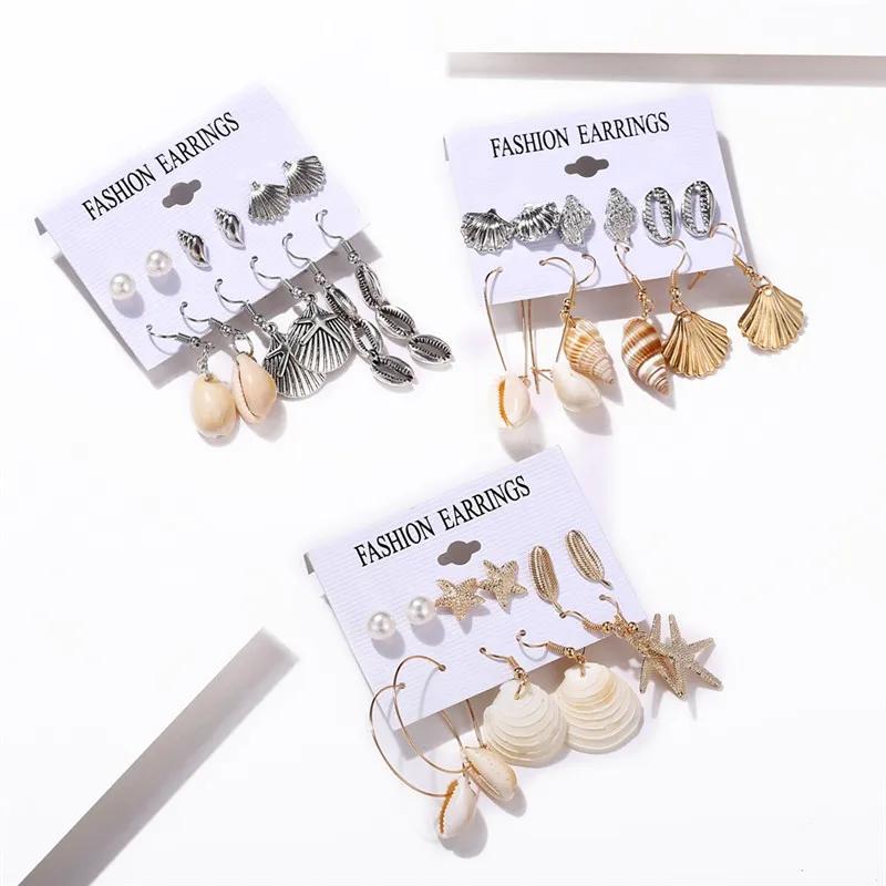 17 км модный Акриловый Корпус Комплект сережек для женщин богемный Леопард