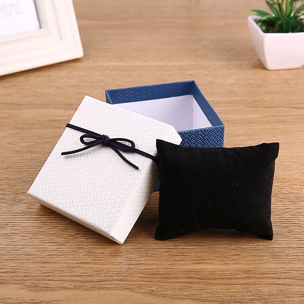 Fashion Bowknot Square Organizer Box Mesh Multiple Colors Jewelry Gift Packing Rings Earrings Necklace Storage Bags | Украшения и