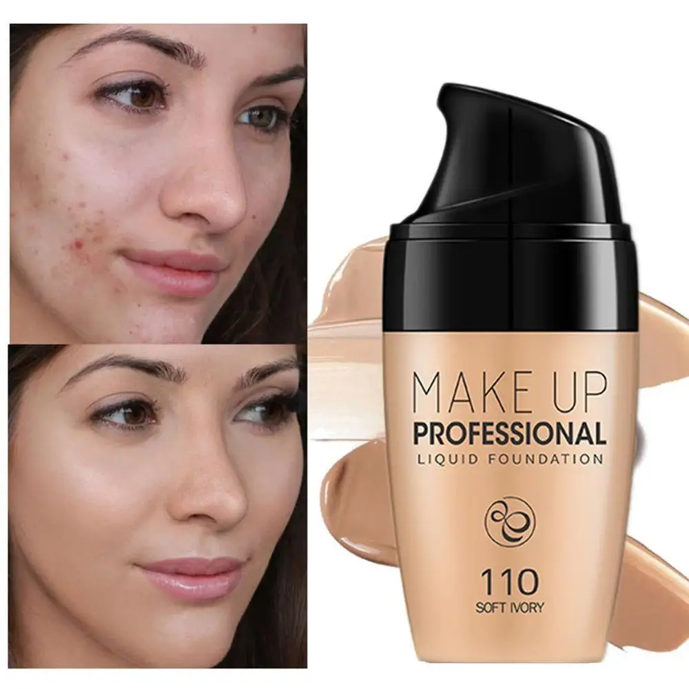 30 мл сывороточный тональный крем Профессиональный матовый Жидкий консилер для