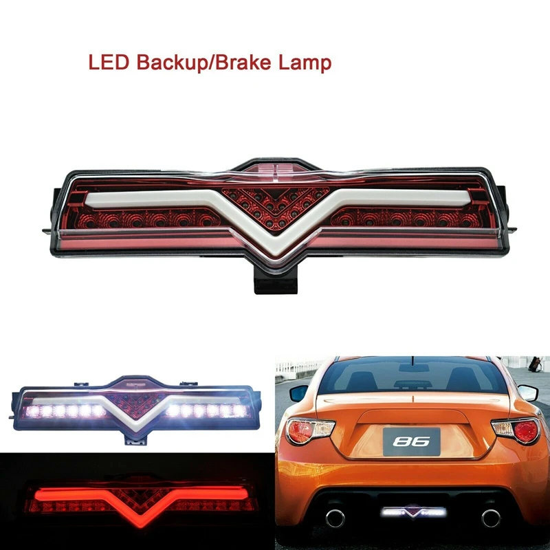 

LED Rear Bumper Brake Light Rear Fog Light Assembly Reverse Lamp for Subaru BRZ Scion FR-S Toyota GT86 2013-2018