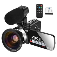 video camera with microphone youtube camera for vlogging 4k webcam 30fps 16x digital zoom recorder video cameras touch screen