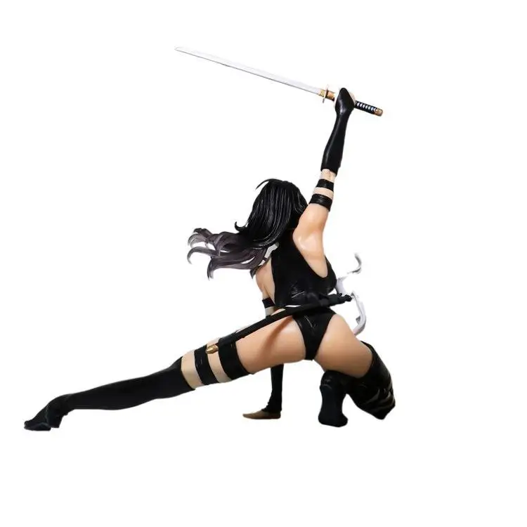 

Anime Marvel Beautiful Girl X-Men Lingdie PVC Ninja Equipment Figure Model Gift Decoration Gift for Friends or Children