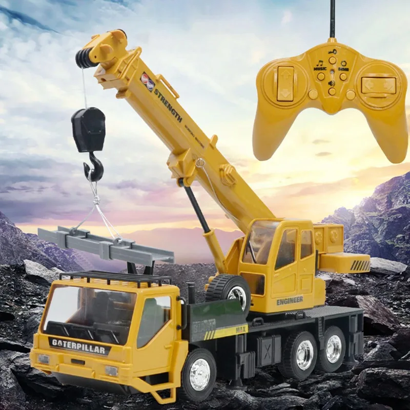 

Lifting Simulation Remote Control Freight Elevator RC Hoist Crane Model Engineering Car Toys Children Birthday Xmas Good Gift