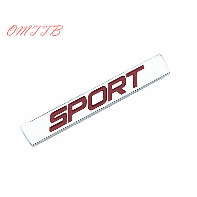 3D Sports Letter Chrome Metal Car Sticker Auto Decoration For Toyota Prado Volvo Skoda Octavia Chevrolet Cruzez car styling | Автомобили и