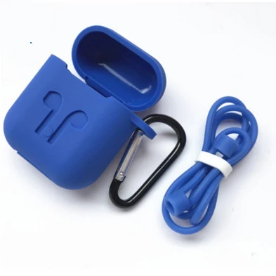 Нескользящий чехол для наушников 3 в 1 защитный силиконовый беспроводных Apple AirPods