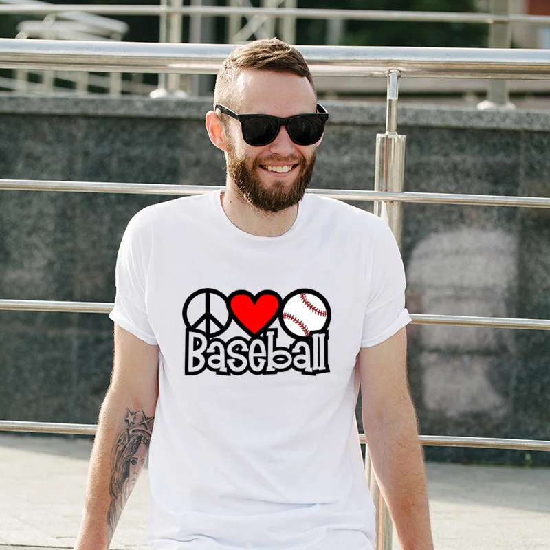 

Hot Sale Baseball Newest Fitted Tops Tees Printing Manga Tops Street Crew Neck Tee Shirts For Men