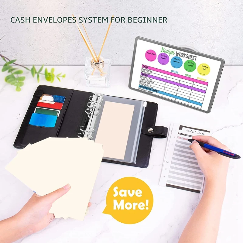 Органайзер для денег наличных денежных конвертов бюджетных целей бумажник