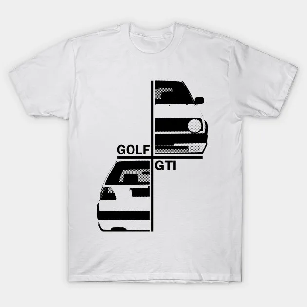 Футболка golf Gti Mk2 популярная футболка с круглым вырезом 100% хлопок Забавные
