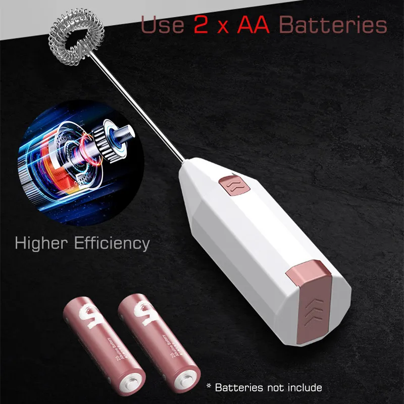 Электрический вспениватель молока ручной взбиватель для кофе яиц мешалка