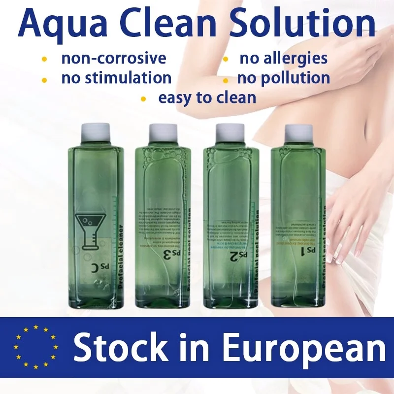 

Aqua Clean Solution Peel Concentrated Dermabell 4*500Ml Per Bottle Facial Serum Hydra For Normal Skin Ce