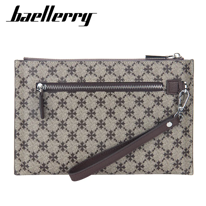 

Мужской клатч Eworld, вместительный бумажник из искусственной кожи на молнии, кредитница, кошелек для мужчин