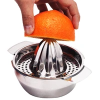 hot sale stainless steel kitchen manual hand press lemon orange squeezer juice maker