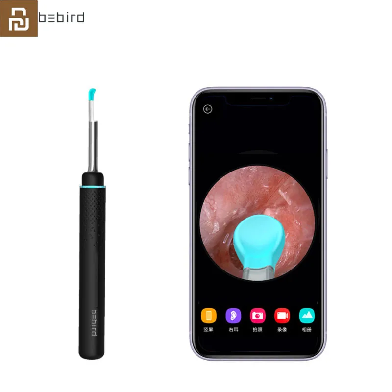 Умный прибор Youpin Bebird M9 Pro для очистки ушей мини-камера 300 Вт Бороскоп набор