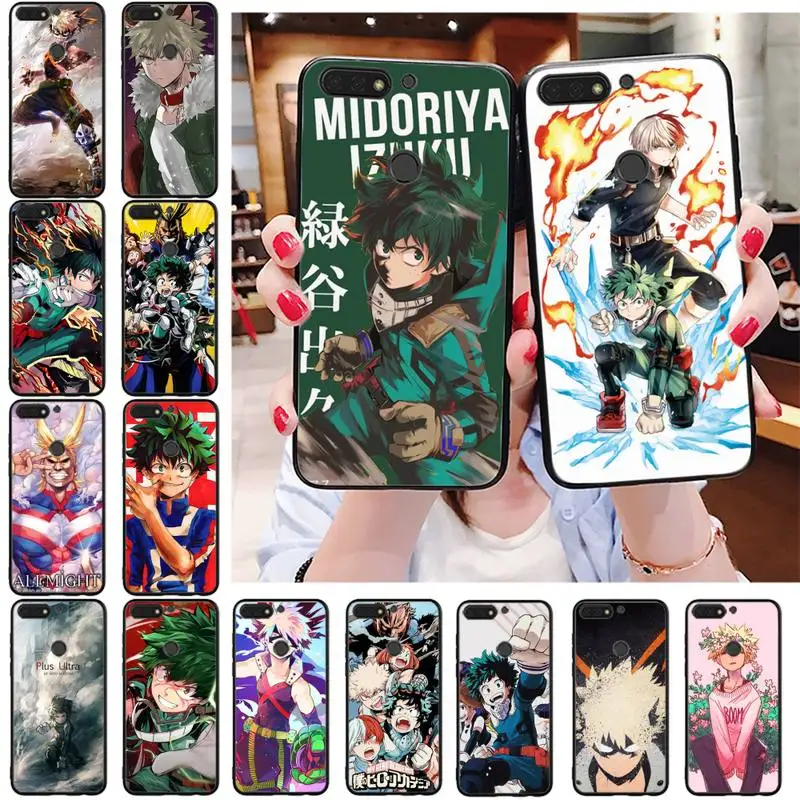 

YNDFCNB Anime My Hero Academia deku Phone Case For Huawei Honor 5A 7A 7C 8A 8C 8X 9X 9XPro 9Lite 10 10i 10lite play 20 20lite