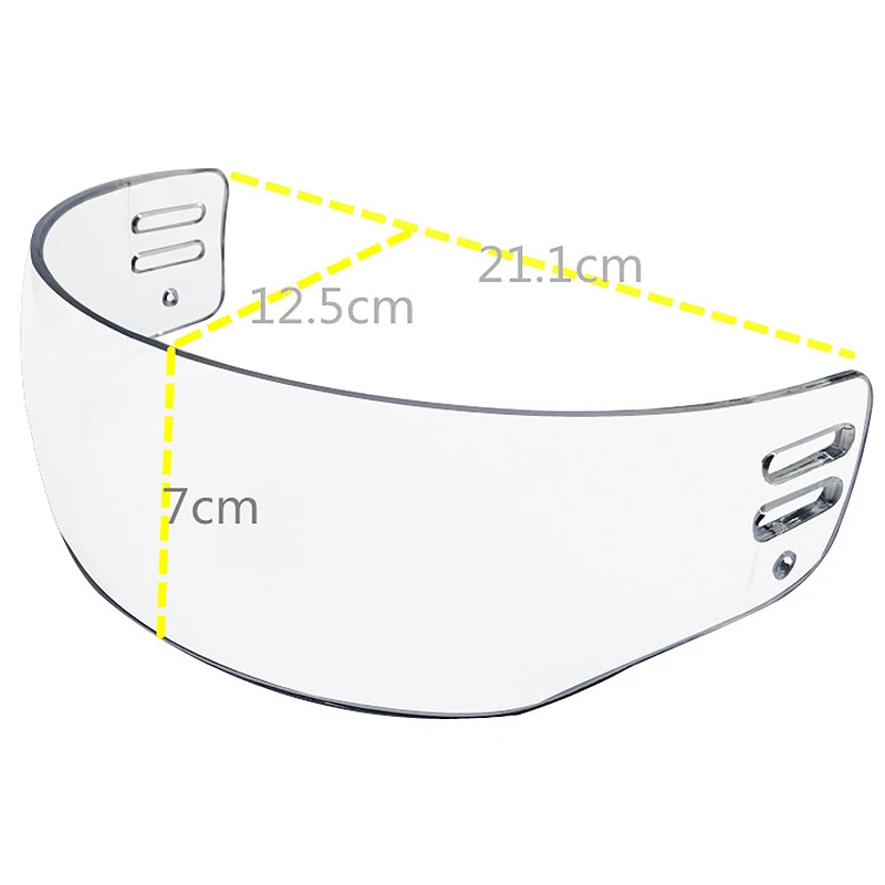 Ясный хоккейный шлем козырек для хоккейной защиты глаз | Спорт и развлечения