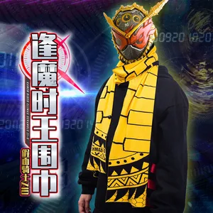 Японский аниме наездник в масках Kamen Rider Ohma Zi-O тема Косплей модный Теплый Шарф хлопковый шейный платок зимний Рождественский подарок