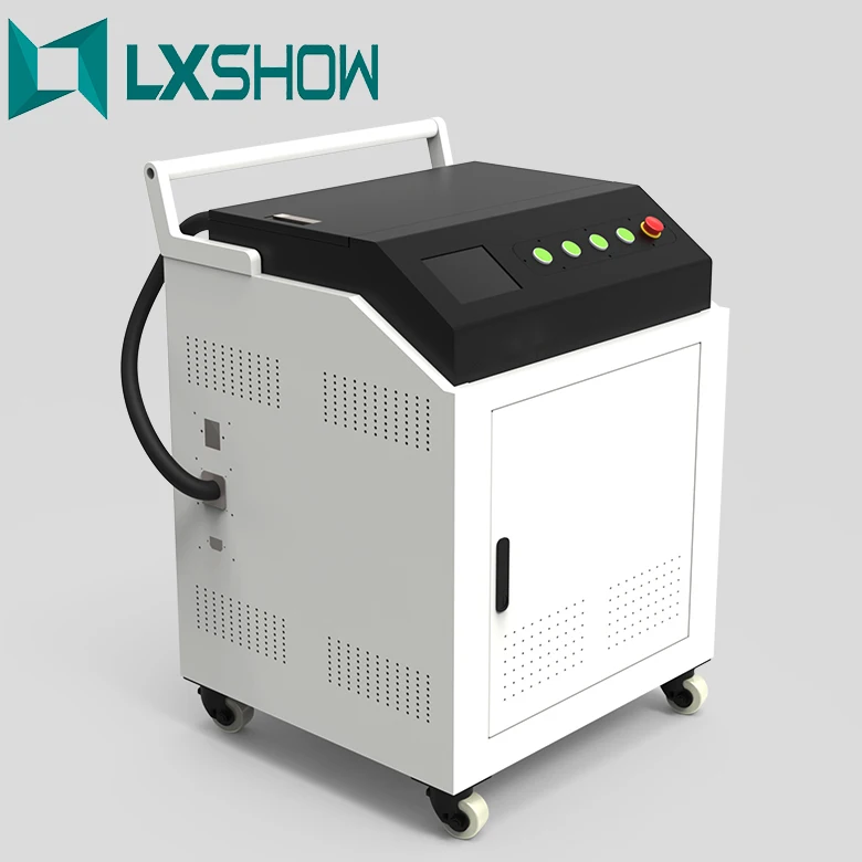 LXSHOW 1000 Вт волоконная ручная лазерная машина для удаления краски и ржавчины с
