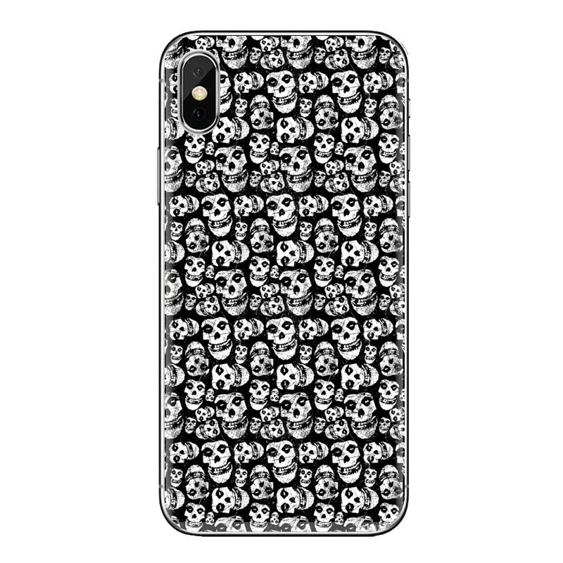 Прозрачные мягкие чехлы misfits музыкальный плакат для huawei P Smart Y6 P8 P9 P10 Plus Nova P20 Lite Pro
