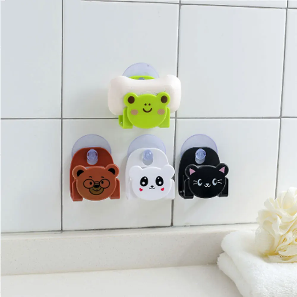 Мультяшная стойка для кухонной раковины подставка хранения губки протирания