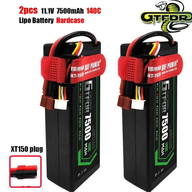 GTFDR 3S 11.1V 7500mAh 140C Hardcase Lipo XT150