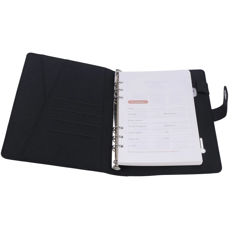 

Business Note Book Multi Functional A5 Power Book 8000 MAh Power Bank Qi Wireless Charging Note Book Binder Spiral Diary Planner