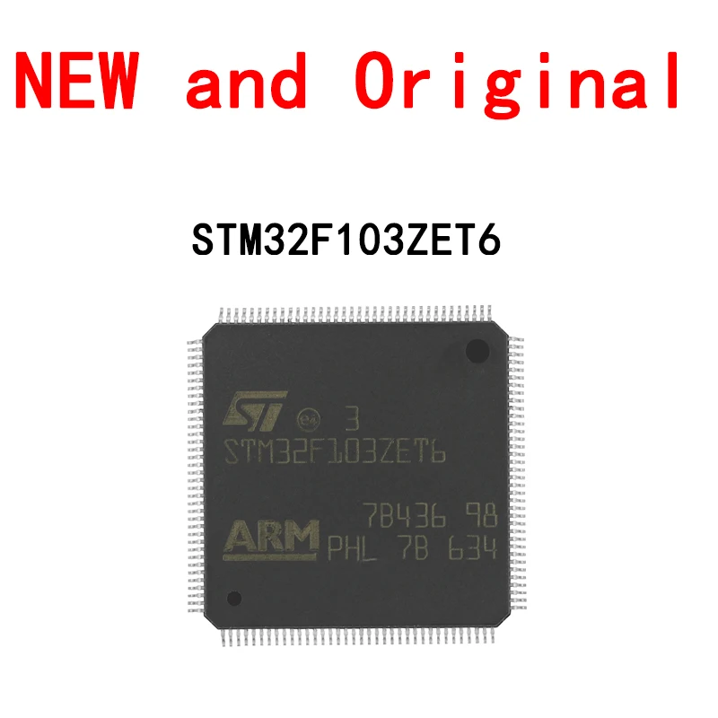 

STM32F103ZET6 LQFP144 одночиповый микрокомпьютерный чип 32-битный CORTEXM3 512K новый и оригинальный