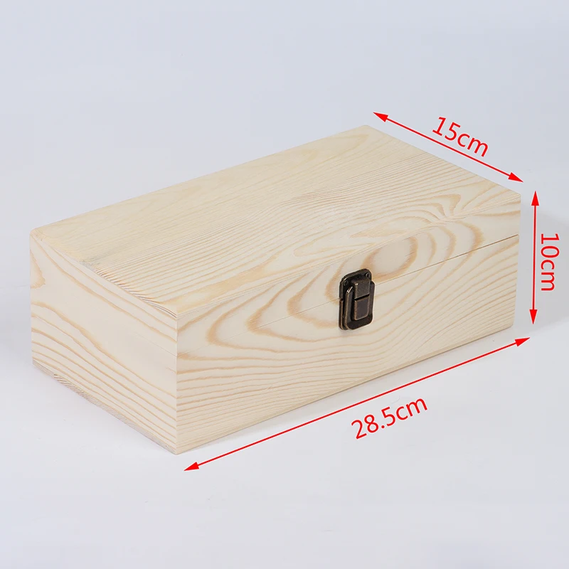 

25 Grids Wooden Storage Box Organizer For Essential Oil Carrying Case Aromatherapy Container Treasure Jewelry Storage Box 1pc