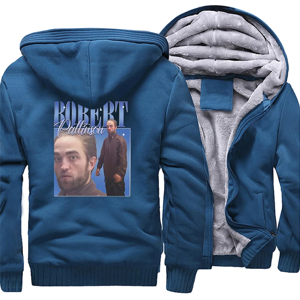 

Casual Funny Robert Pattinson Standing Meme Men's Hoodies Sweatshirt Thick Sweatshirts Fabrics Tracksuit Men's Cool Jacket