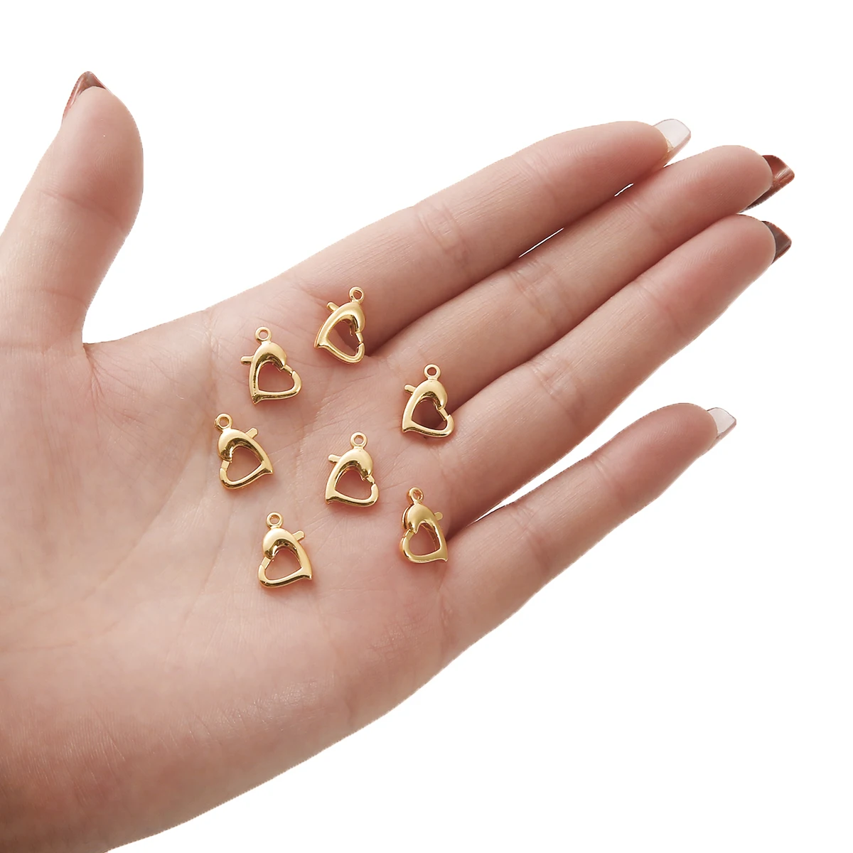 Пружинная Застежка-карабин для браслетов и ожерелий 9 х1 4 мм | Украшения