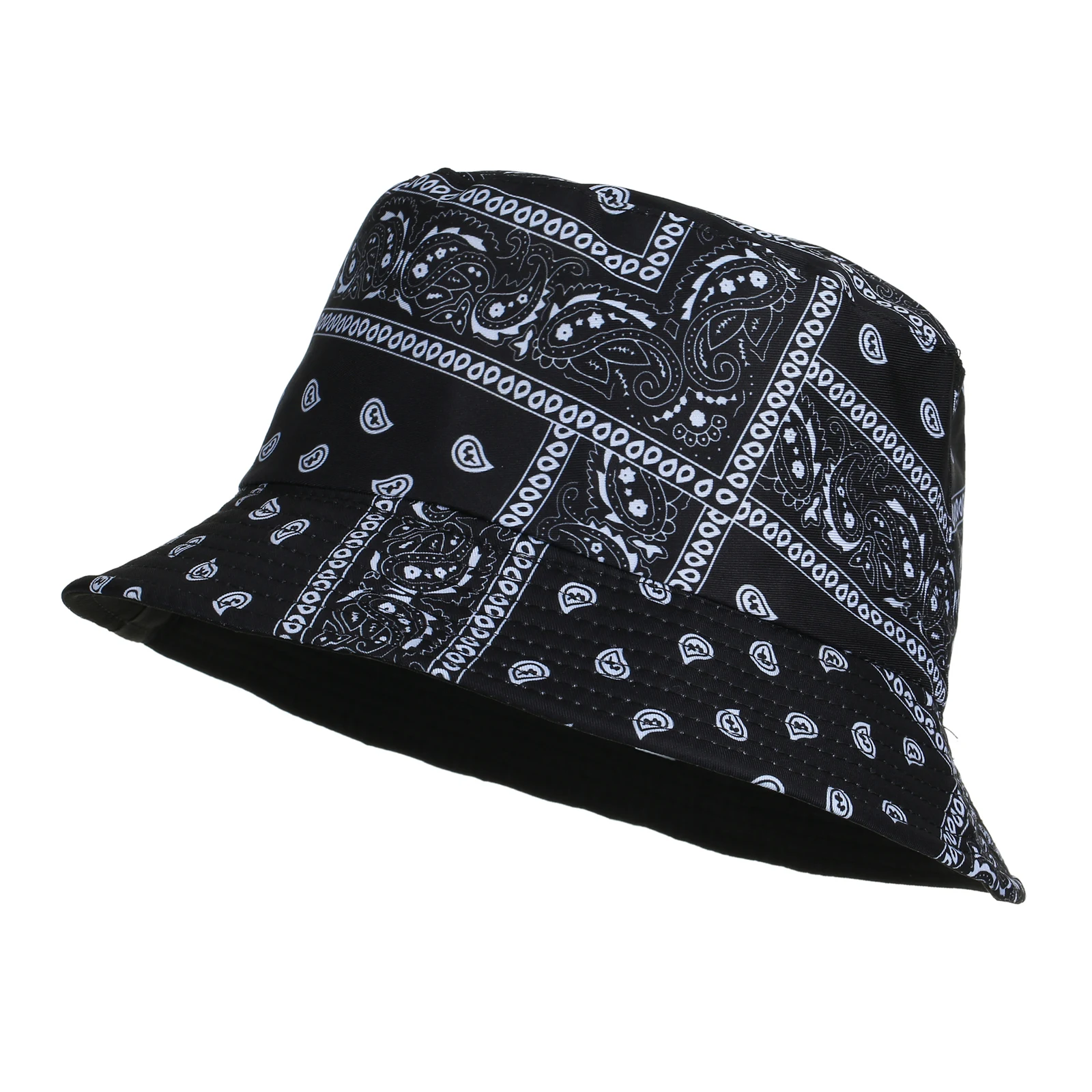 

Panama personality Tie-dye Graffiti Bucket Hat Women Summer Casual Streetware Sun Hat Big Brim Foldable Beach Fisherman Hats