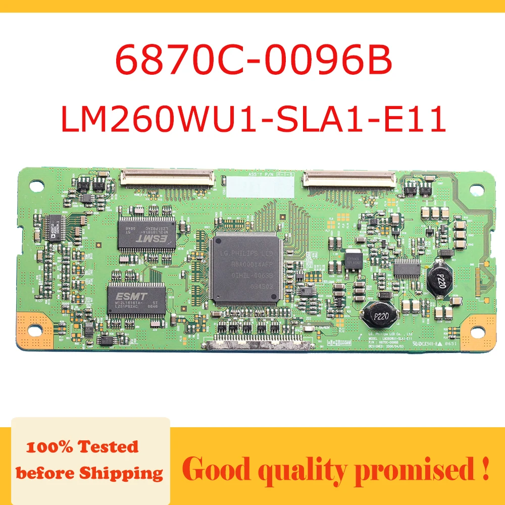 Системная плата 6870C 0096B модель 6870c0096b LM260WU1SLA1E11 оригинальная логическая T Con Board 6870c