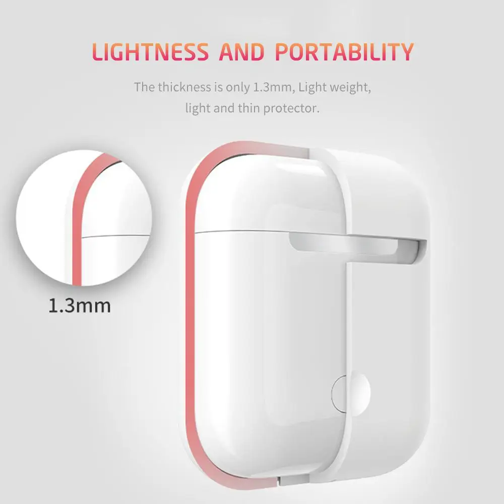 3 Color Cover Silicone Earphone Case For AirPods Protective Skin Accessories for Apple Airpods Charging Box | Электроника