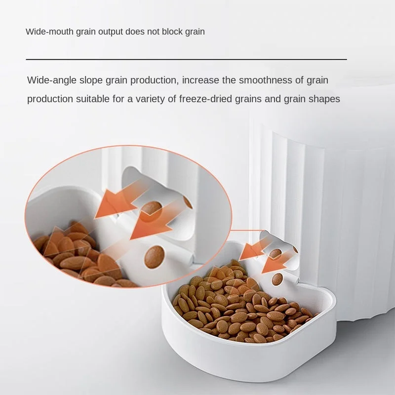 

Modern Pet Cat Automatic Pet Feeder Timing Quantitative Food Pot Feeding Machine Dog Self-Help Device Intelligent Cat Bowl