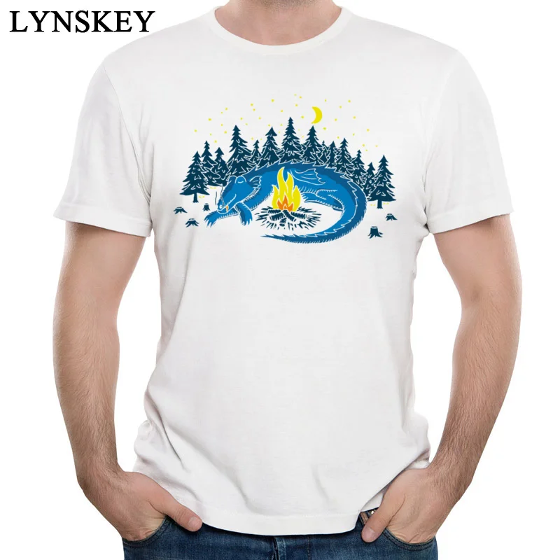 LYNSKEY весенне осенние Топы И Футболки хлопковые футболки с рисунком крокодила для