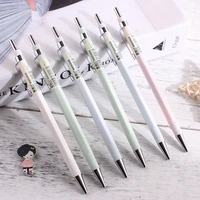 5pcs simple mechanical pencil 0 5mm 0 7mm drawing advance pencil plastic material for school office supplies